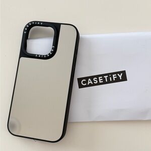 Casetify Black and Silver Phone Case